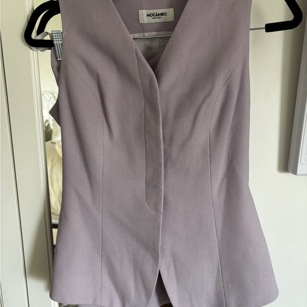 Mocambo Lavender Vest and Skirt set